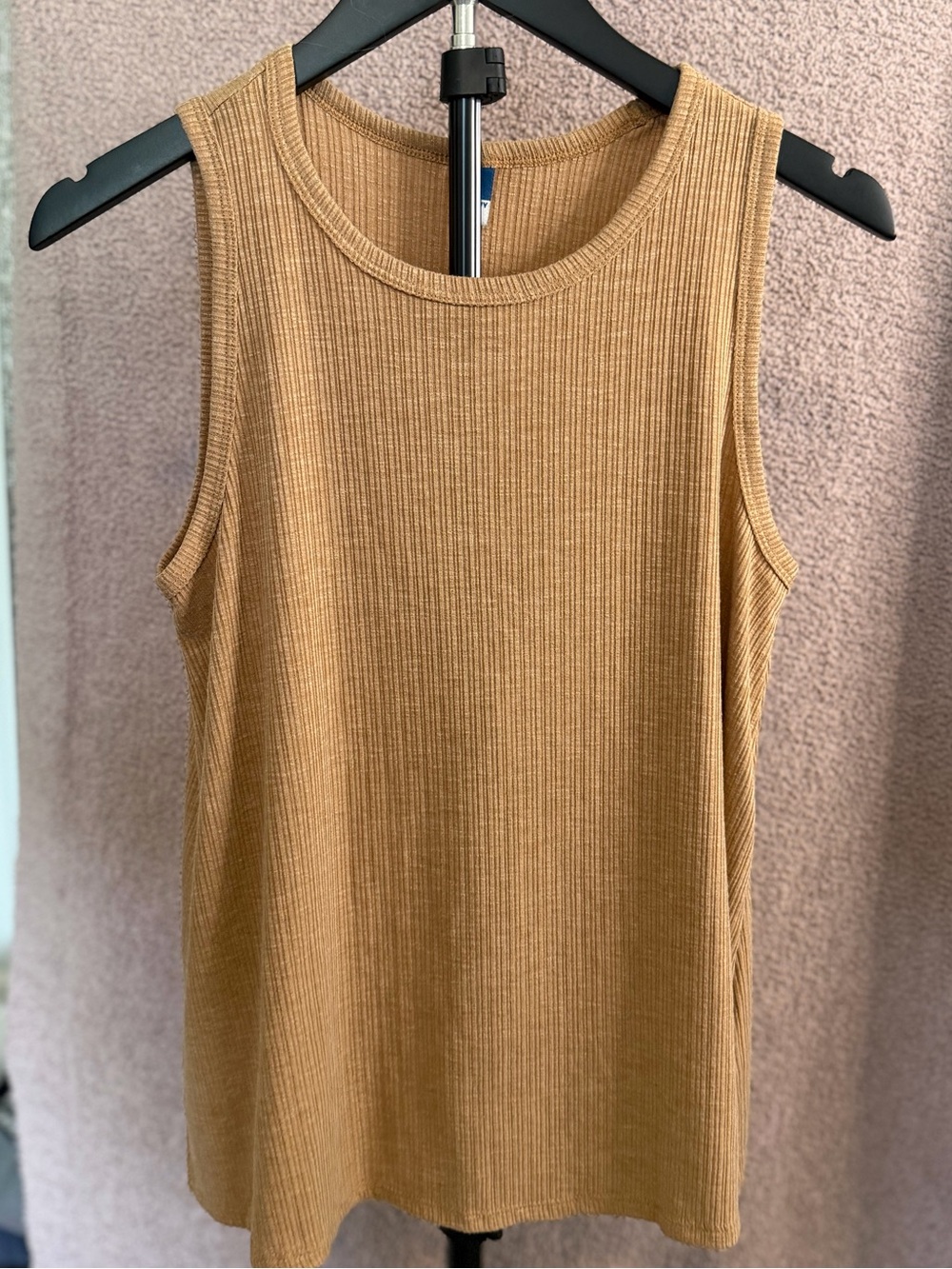 Old Navy Ribbed Sleeveless Tank Top - Camel Tan